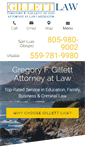 Mobile Screenshot of gillettlaw.com